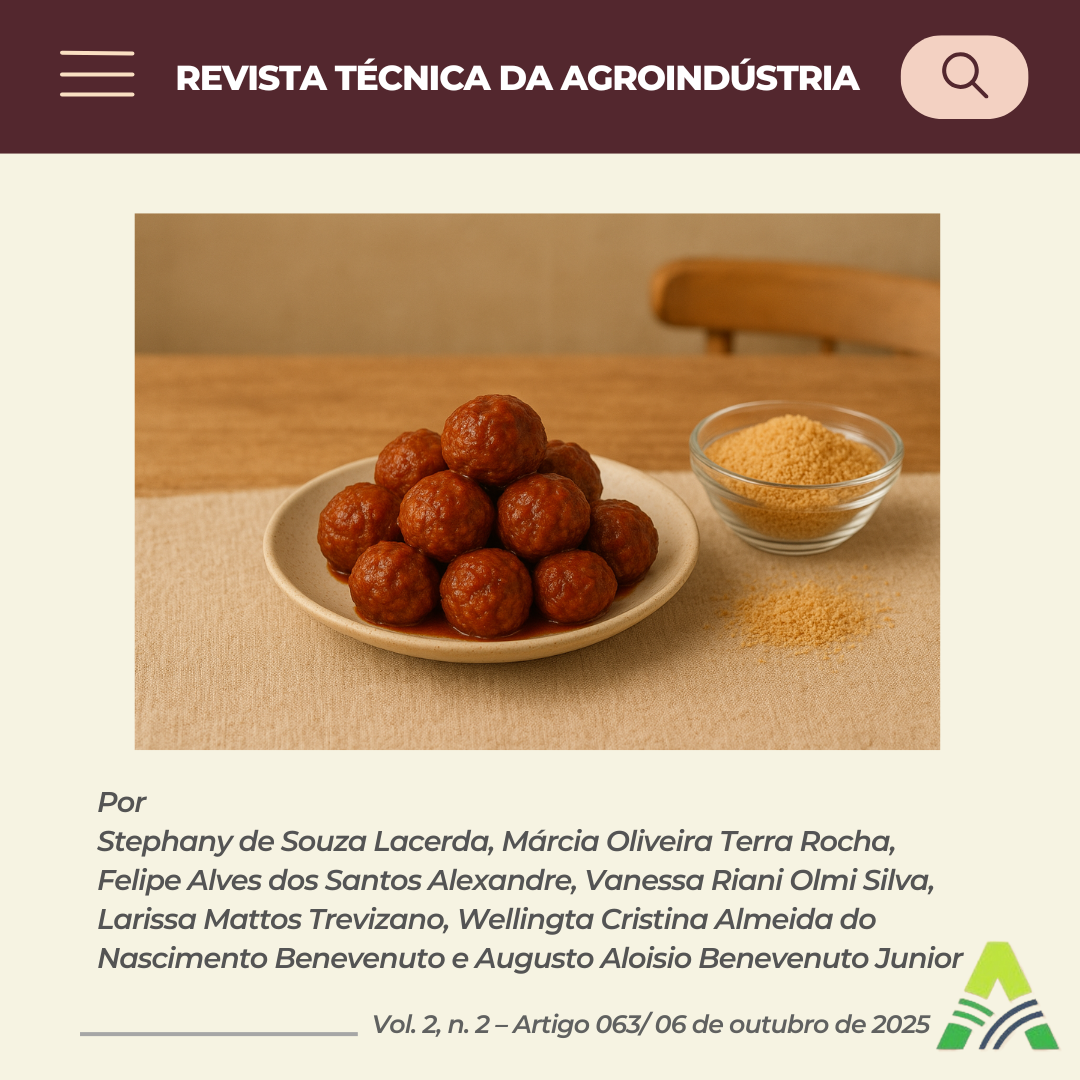 APROVEITAMENTO DA FARINHA DO BAGAÇO DE MALTE NA PRODUÇÃO DE ALMÔNDEGAS: INOVAÇÃO NUTRICIONAL E REDUÇÃO DO DESPERDÍCIO ALIMENTAR